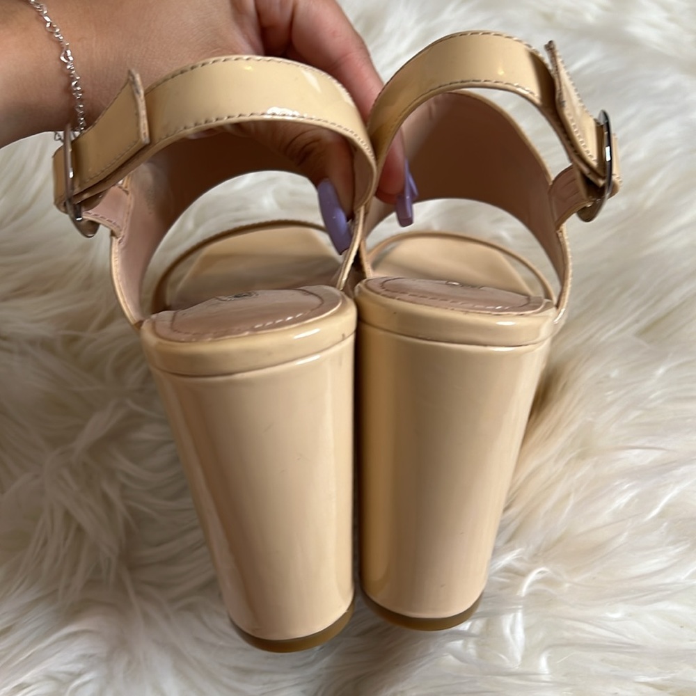 Charles David Women's Jordan Patent Leather Platform Wedge Sandals. Size 9.5 - Picture 7 of 9